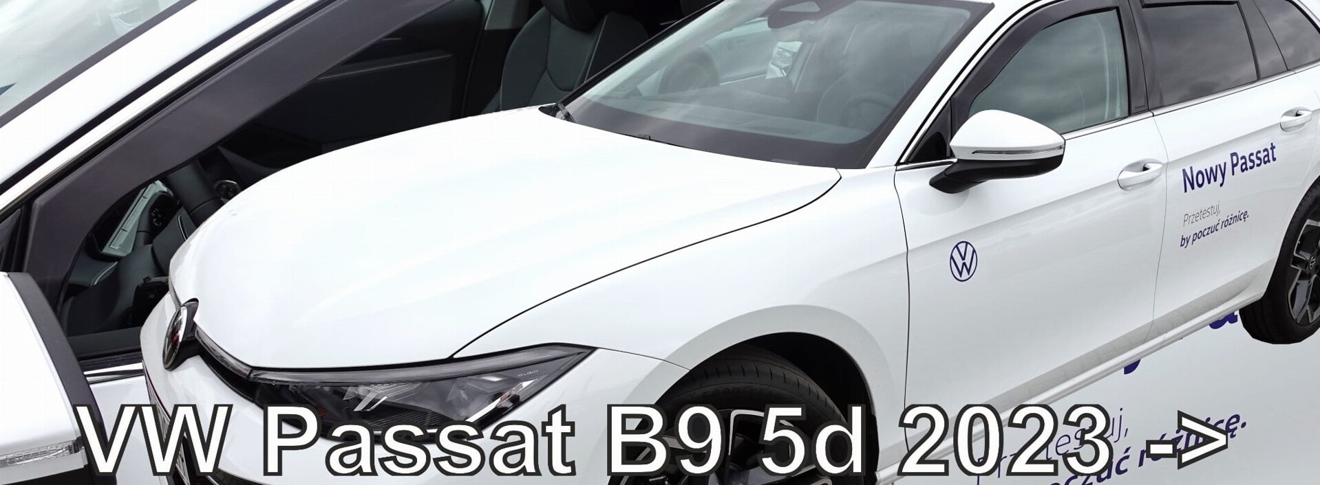 Deflektory Heko na nový Passat B9