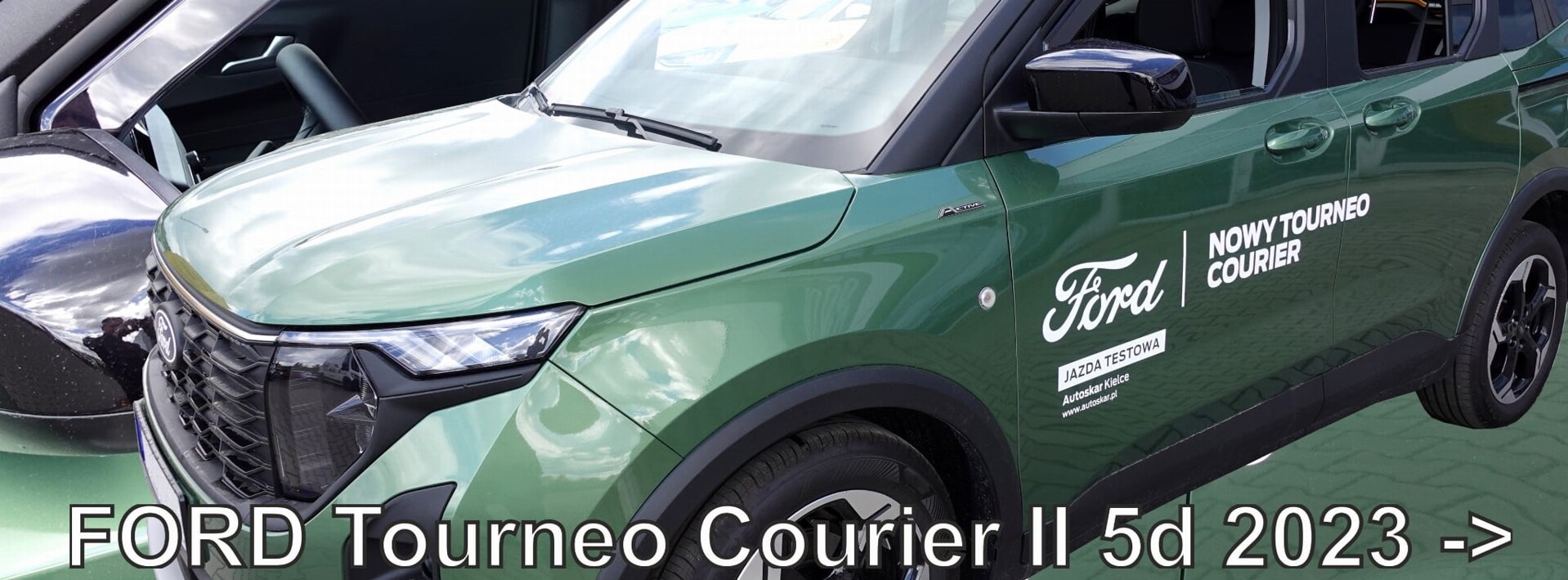 Deflektory Heko na nový Ford Transit Courier II 