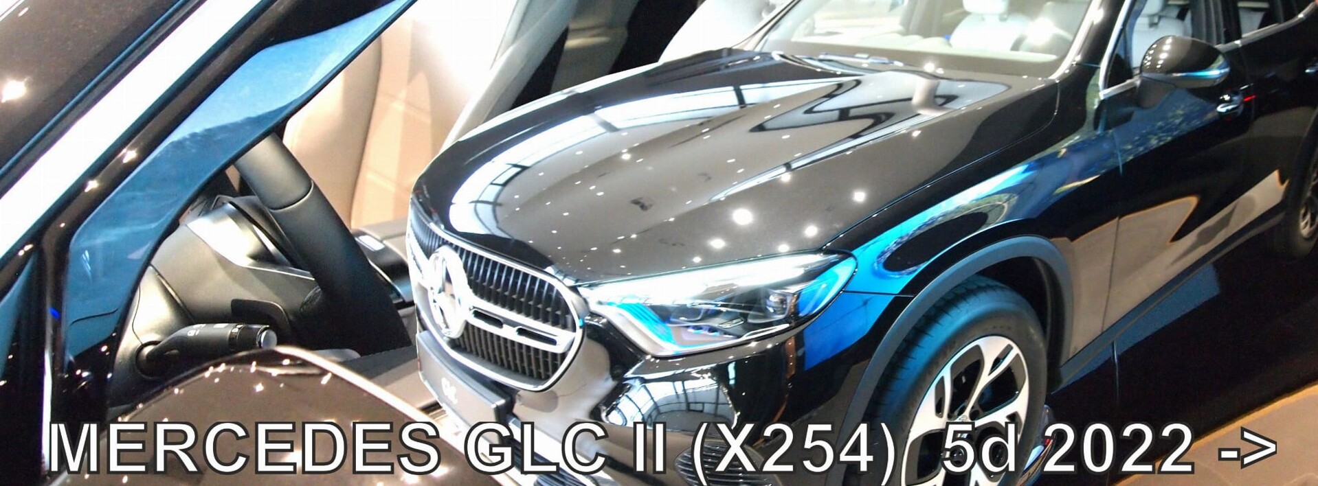 Deflektory Heko na nový Mercedes GLC II X254