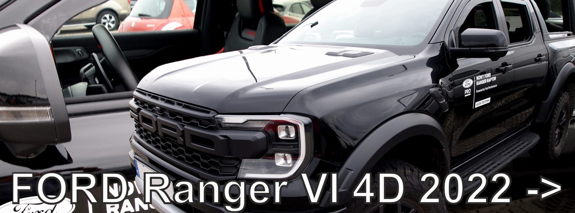 Deflektory HEKO na nový Ford Ranger VI