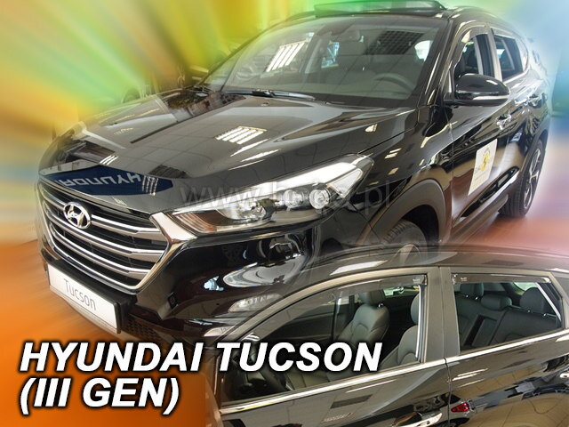 Deflektory okien Heko Hyundai Tucson od 2015 +zadné