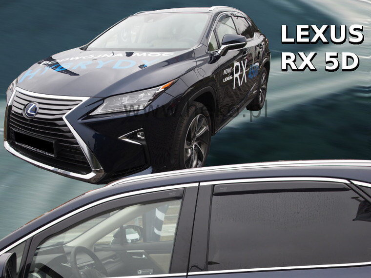 Deflektory okien Heko Lexus RX AL20 od 2016 +zadné