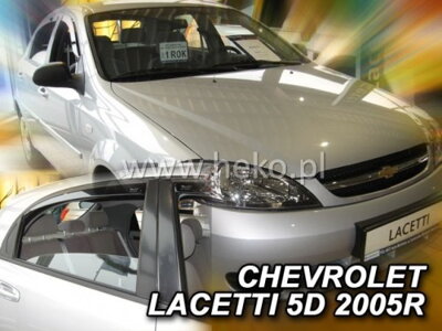 Deflektory Heko - Chevrolet Lacetti Hatchback od 2004 (so zadnými)