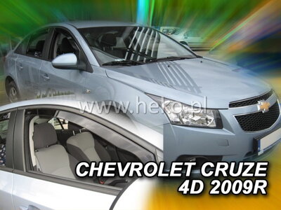 Deflektory Heko - Chevrolet Cruze Hatchback od 2011