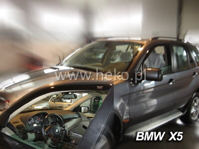 Deflektory Heko - BMW X5 E53 1999-2006 (so zadnými)