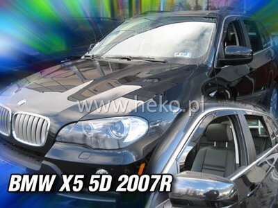 Deflektory Heko - BMW X5 E70 2006-2013 (so zadnými)