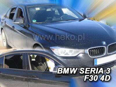 Deflektory Heko - BMW 3 F30 2012-2019 (so zadnými)