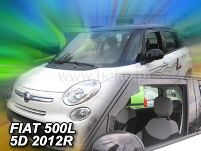 Deflektory Heko - Fiat 500L 5-dverový od 2012
