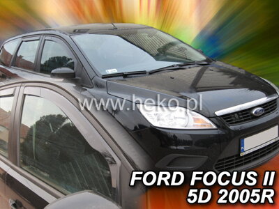 Deflektory Heko - Ford Focus II 2004-2010