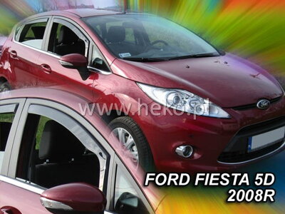 Deflektory Heko - Ford Fiesta 5-dverový 2009-2017