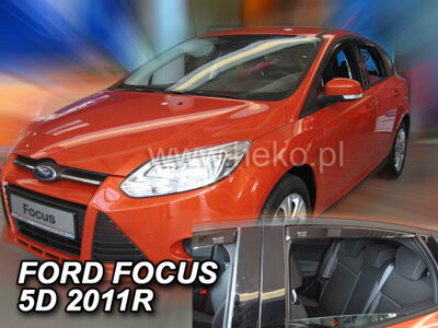Deflektory Heko - Ford Focus III Sedan,Htb 2011-2018 (so zadnými)