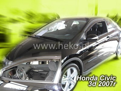 Deflektory Heko - Honda Civic 3-dverový 2007-2012