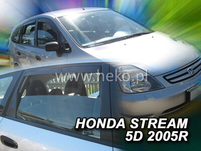 Deflektory Heko - Honda Stream 5-dverová 2000-2007 (so zadnými)
