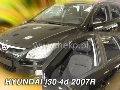 Deflektory Heko - Hyundai i30 Hatchback 2007-2012