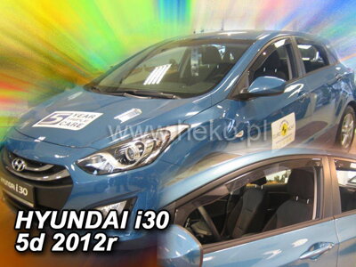 Deflektory Heko - Hyundai i30 Hatchback 2012-2017