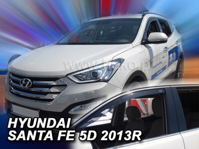 Deflektory Heko - Hyundai Santa Fe 20012-2018