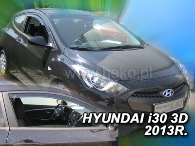 Deflektory Heko - Hyundai i30 3-dverový 2013-2019
