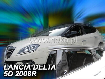 Deflektory Heko - Lancia Delta od 2008 (so zadnými)