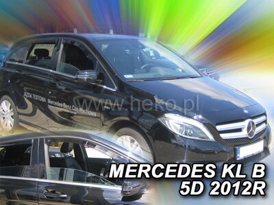 Deflektory Heko - Mercedes B W246 2011-2019