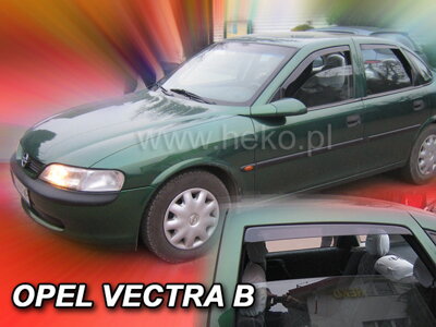 Deflektory Heko - Opel Vectra B Sedan 1996-2002 (so zadnými)