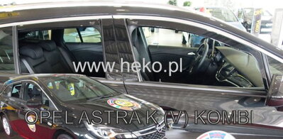Deflektory Heko - Opel Astra K Combi od 2015 (so zadnými)