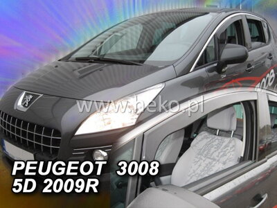 Deflektory Heko - Peugeot 3008 2009-2017