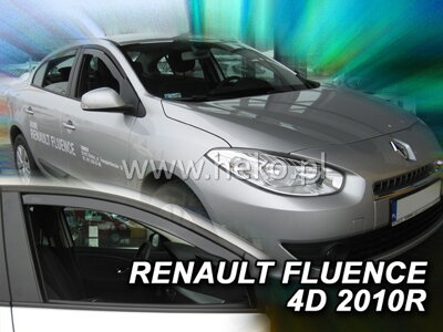 Deflektory Heko - Renault Fluence od 2010