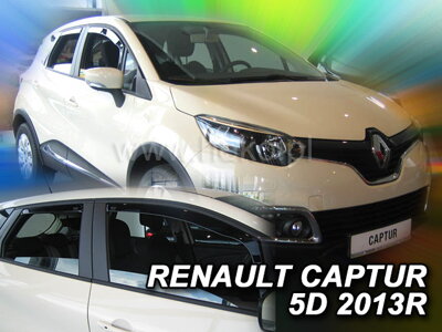 Deflektory Heko - Renault Captur 2012-2019 (so zadnými)