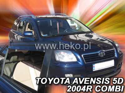 Deflektory Heko - Toyota Avensis Combi 2003-2009 (so zadnými)