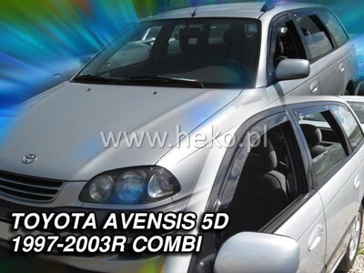 Deflektory Heko - Toyota Avensis Combi 1997-2003 (so zadnými)