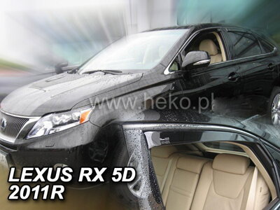 Deflektory Heko - Lexus RX AL10 od 2010 (so zadnými)