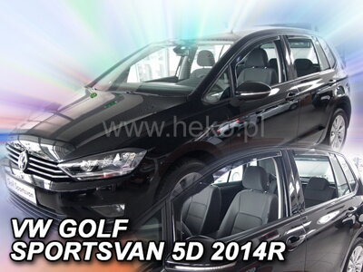 Deflektory Heko - VW Golf Sportsvan od 2014 (so zadnými)