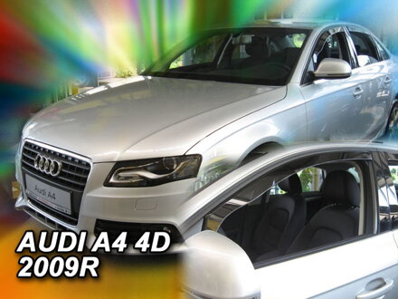 Deflektory Heko - Audi A4 Sedan od 2009 (so zadnými)