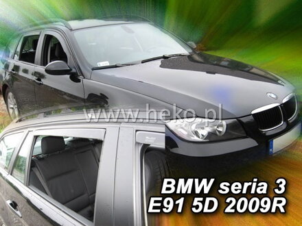 Deflektory Heko - BMW 3 E91 Combi 2005-2012 (so zadnými)