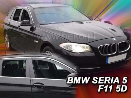 Deflektory Heko - BMW 5 F11 Combi 2010-2016 (so zadnými)