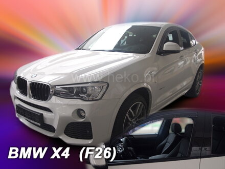 Deflektory Heko - BMW X4 F26 od 2014-2018