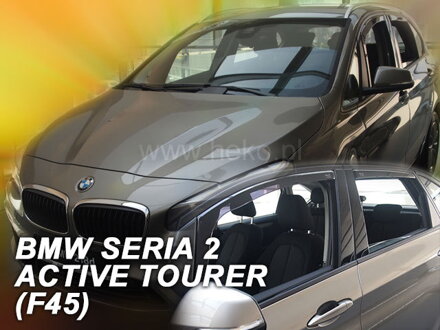 Deflektory Heko - BMW 2 Active Tourer F45 2015-2021 (so zadnými)