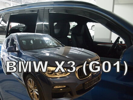Deflektory Heko - BMW X3 G01 2017-2024 (so zadnými)