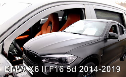 Deflektory Heko - BMW X6 F16 2014-2019 (so zadnými)
