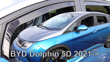 Deflektory Heko - BYD Dolphin od 2021 (so zadnými)