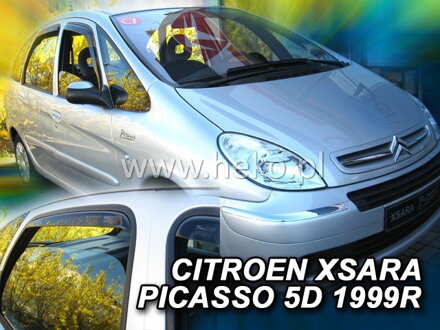 Deflektory Heko - Citroen Xsara Picasso od 1999 (so zadnými)