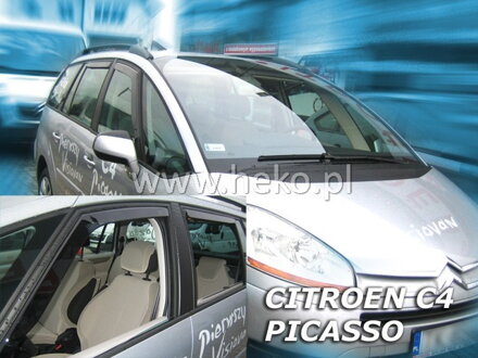 Deflektory Heko - Citroen C4 Picasso 2006-2013