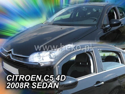 Deflektory Heko - Citroen C5 Sedan od 2008 (so zadnými)