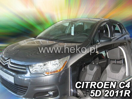 Deflektory Heko - Citroen C4 2010-2018