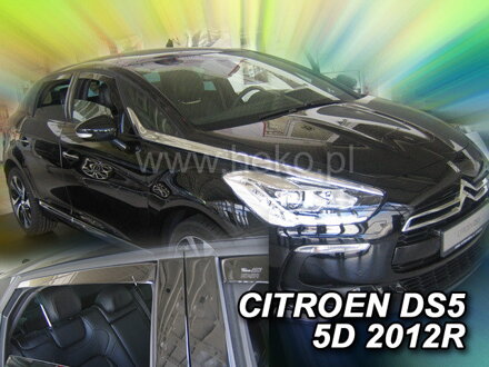 Deflektory Heko - Citroen DS5 5-dverový od 2012 (so zadnými)