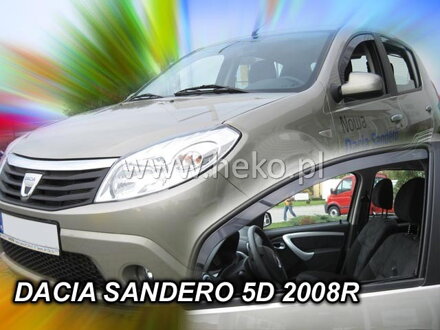 Deflektory Heko - Dacia Sandero / Stepway 2008-2012