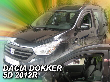 Deflektory Heko - Dacia Dokker od 2012