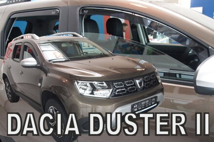 Deflektory Heko - Dacia Duster II 2017-2024 (so zadnými)