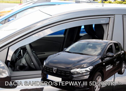 Deflektory Heko - Dacia Sandero / Stepway od 2021