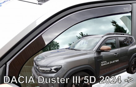 Deflektory Heko - Dacia Duster III od 2024